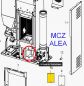 Preview: Dichtung der Strukturklappe 41802002400 für MCZ Alea + RED Melissa