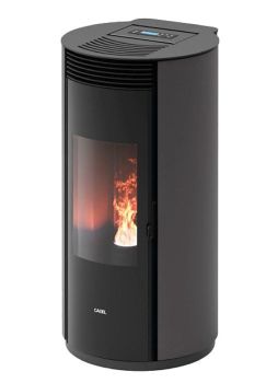 CADEL Pelletofen Spin Plus 9, Stromausfall-Notbetrieb vorbereitet, Metall Titanium 7024012