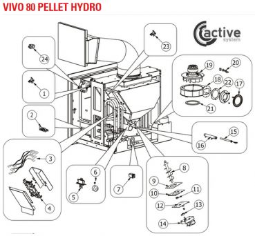 Preview: Dichtung zwischen Volute und Rauchabzug 41801502800, Außendurchmesser ca. 115 mm