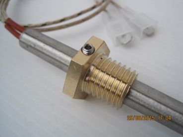 Preview: Zündkerze 300 Watt - Ø 10,  L175 längenverstellbar mit Gewinde für ELDSTAD-Pelletofen