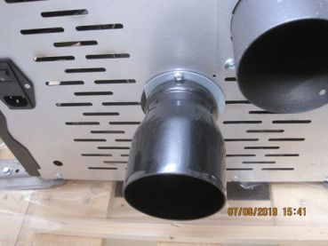 Preview: MCZ Rohradapter Ø 60/80 - 4014008 für MCZ Pelletofen Comfort Air