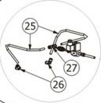 Preview: "T"-Verbindung - Rohr Ø 8, 41201404100, für RED Compact Eeasy Clean