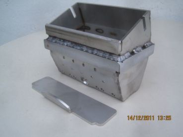 Preview: Kompletter Brennertopf aus Edelstahl AISI 310 L - 41401068740