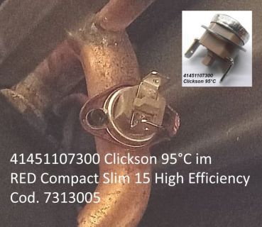Thermobimetallschalter KLIXON 95°C - 41451107300 für RED Compact