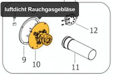 Preview: 41451600100 Luftdicht Rauchgasgebläse (encoder enthalten)