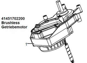 Brushless Getriebemotor, Gleichstrom 24 Volt - 41451702200