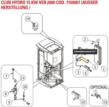 Edelstahlschlauch 1/2" 41500901300