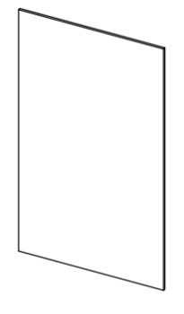 41701600300 Glaskeramikscheibe für Tür aus Gusseisen