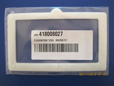 Preview: Dichtung 418008027 zwischen Brenntopfkasten aus Gusseisen und Korpus, ca. 172x107(100)x4mm