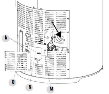 Preview: Dichtung 41801701800 - NUR für MCZ Pelletofen HALO UP! - aus Keramikfaserpapier