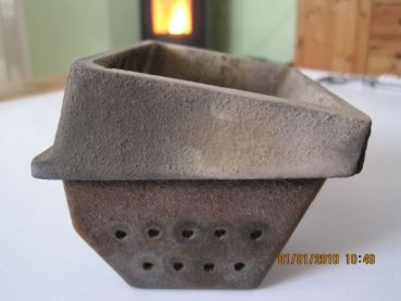 Preview: Brennertopf Gusseisen 413008003 für MCZ, RED, CADEL, Freepoint