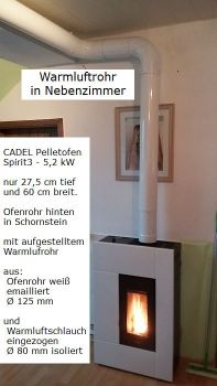 MCZ/CADEL Air, Pelletofen SPIRIT3 - 5KW WiFi, Anthrazit