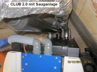 Preview: MCZ CLUB/SUITE 2.0 Comfort Air 12,0 kW - GEBRAUCHT, komplett mit automatischer Sauganlage