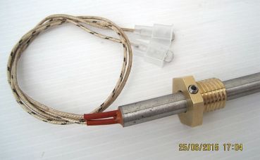 Preview: Zündkerze 300 Watt - Ø 10,  L175 längenverstellbar mit Gewinde für ELDSTAD-Pelletofen