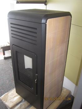 Preview: Verkleidung für MCZ-Pelletofen NIMA - aus Sandstein - kpl. 8-teilig