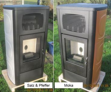 Preview: 6x seitl. Keramik für RED Pelletofen ORCHIDEA - passend für MCZ Pelletofen CLUB/SUITE 1.0