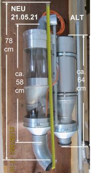 Preview: Saugtank Zylindrisch bis ca. 2,3 kg - Kom. Brundia