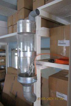 Preview: Saugtank Zylindrisch bis ca. 2,3 kg - Kom. Brundia