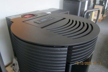 CADEL Pelletofen Spin Plus 9, Stromausfall-Notbetrieb vorbereitet, Gusseisen