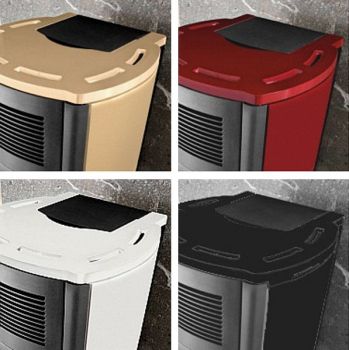 Preview: CLUB Seitliche Keramikfliesen für MCZ Pelletöfen Serie 1.0