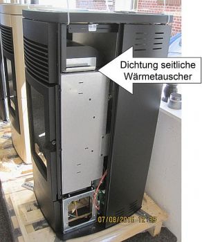 Preview: Dichtung "S" - für seitliche Wärmetauscher MCZ 2.0 Comfort Air, ca. 140x40x7mm
