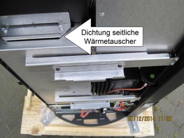 Preview: Dichtung "S" - für seitliche Wärmetauscher MCZ 2.0 Comfort Air, ca. 140x40x7mm
