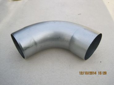 Preview: Ø 80 mm Bogen 85°, einseitig Muffe, andere Seite Stutzen