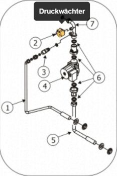 Druckwächter 41451800100 für Athos, Nova, Polar