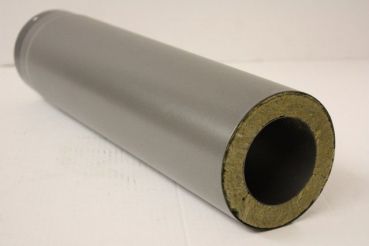 Preview: Ø 80 mm, Pelletrohr doppelwandig isoliert, kürzbar 250mm lang