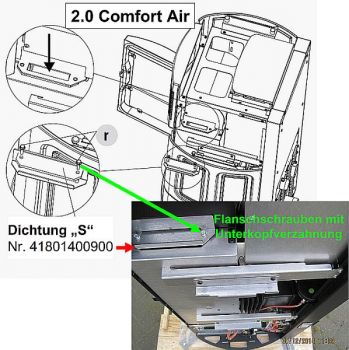 Preview: Flanschschrauben, Sechskant mit Unterkopfverzahnung - 4 Stück