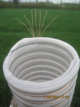 Preview: Saug- und Förderschlauch Ø50mm mit Erdungslitze