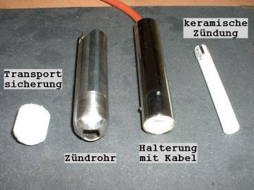 Preview: CALIMAX Zündung (Rohrheizer) Type HTH für max1 Öfen