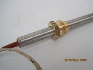 Preview: Zündkerze, Glühzünder, Glühstab - 300 Watt - Ø 9,8,  L175 längenverstellbar ca. 140 bis 170 mm