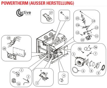 Preview: Dichtung zwischen Volute und Rauchabzug 41801502800, Außendurchmesser ca. 115 mm