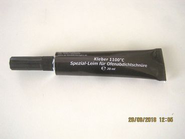 Spezial-Leim für Ofendichtschnüre bis 1100 Grad, 20ml Tube