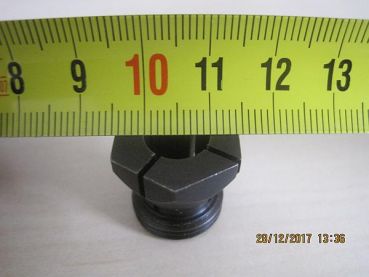 Preview: Klemmschraube geschlitzt 3/8"G, Innen-Ø 9,95 mm, SW19
