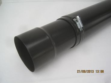 Ø 80 mm, Pelletrohr verstellbar, Verschieberohr 2-teilig, Rohr in Rohr