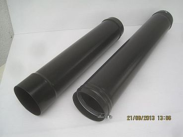 Preview: Ø 80 mm, Pelletrohr verstellbar, Verschieberohr 2-teilig, Rohr in Rohr