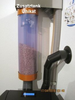 Preview: Eigener Pelletofen MCZ EGO Hydromatic 12 - 11,9 kW, im Büro