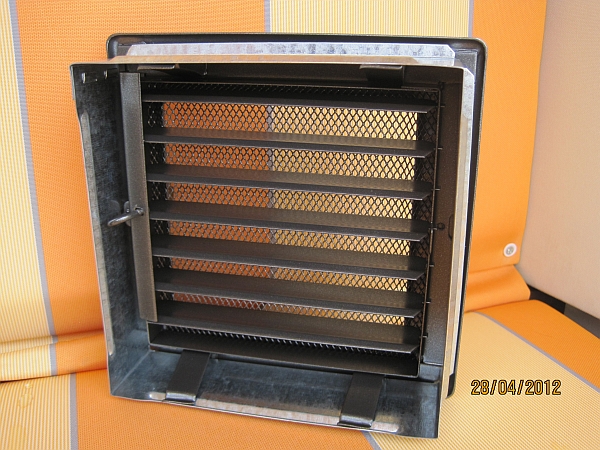 Kamingitter, Warmluftauslass mit verstellbaren Lamellen - Fachberater