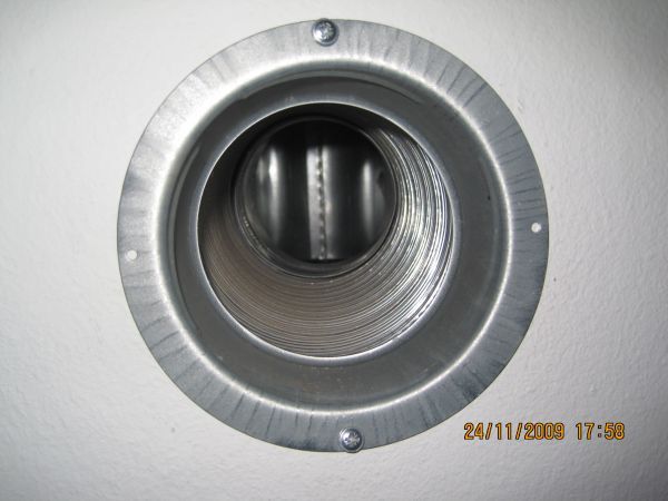 Ø 125 mm Warmluftauslass