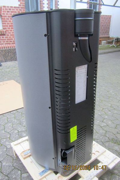 CADEL Pelletofen Spin Plus 9, Stromausfall-Notbetrieb vorbereitet, Metall Titanium 7024012