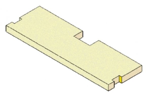 Leitplatte aus Vermiculite - 41151401000