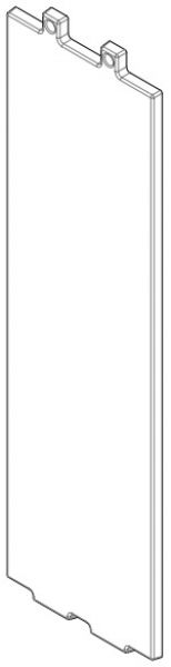 41301502500V Glatte Seite aus schwarzem Gusseisen