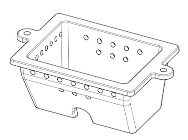 Selbstreinigender Brennertopf aus Gusseisen 41301601100V für MCZ Hydromatic
