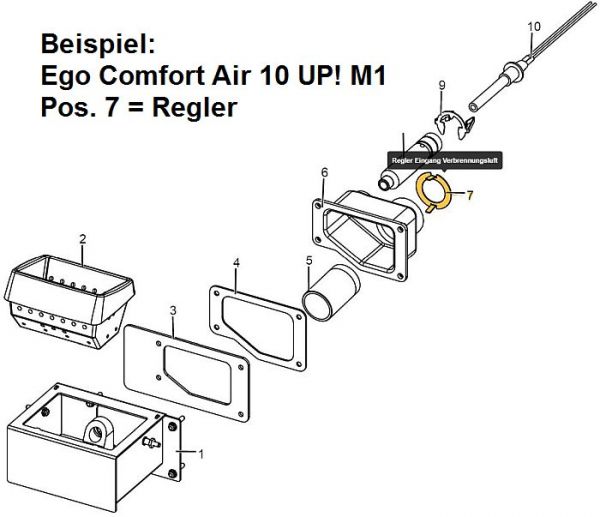 41401629410 Regler Eingang Verbrennungsluft