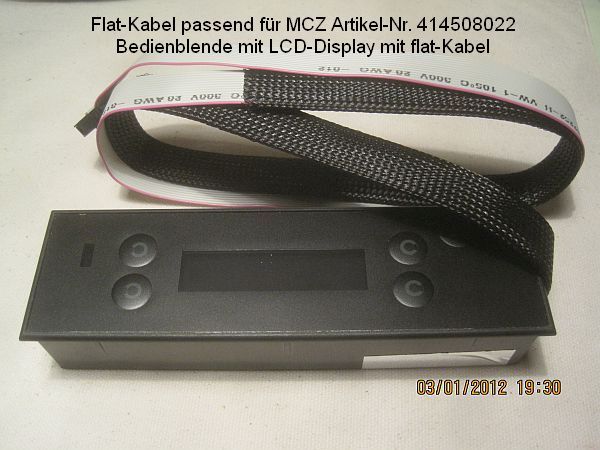14 poliges Flat-Kabel für MCZ Bedienblende Art. 414508022, ca. 110 cm