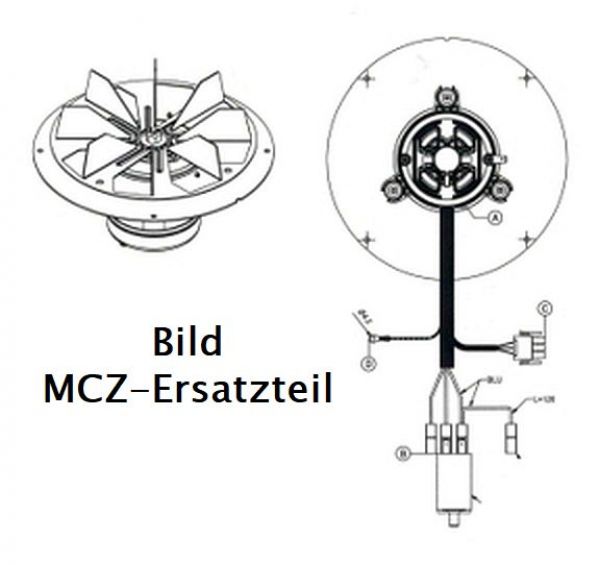 41451600100 Luftdicht Rauchgasgebläse (encoder enthalten)