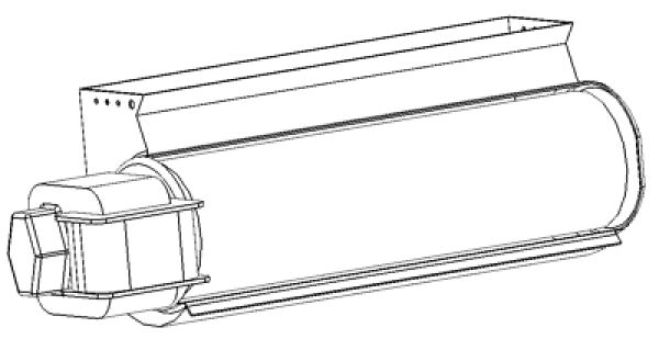 Warmluftgebläse, Walzenlüfter 41451600800