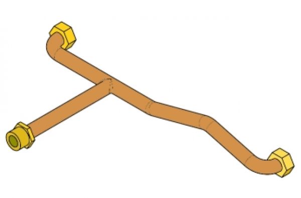 41501200900 Heizung Verbindungsrücklaufrohr